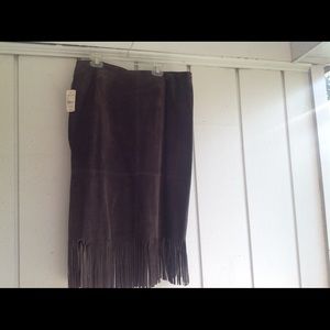 NEW washable suede skirt. Also a jacket listed